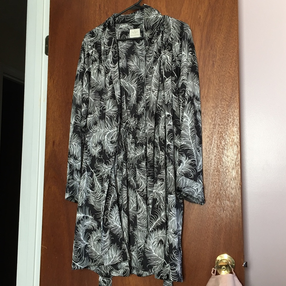Kate Spade Black & White Robe